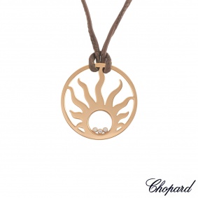 Chopard Rose Gold Happy Diamonds Pendant Chopard Rose Gold Happy Diamonds Pendant